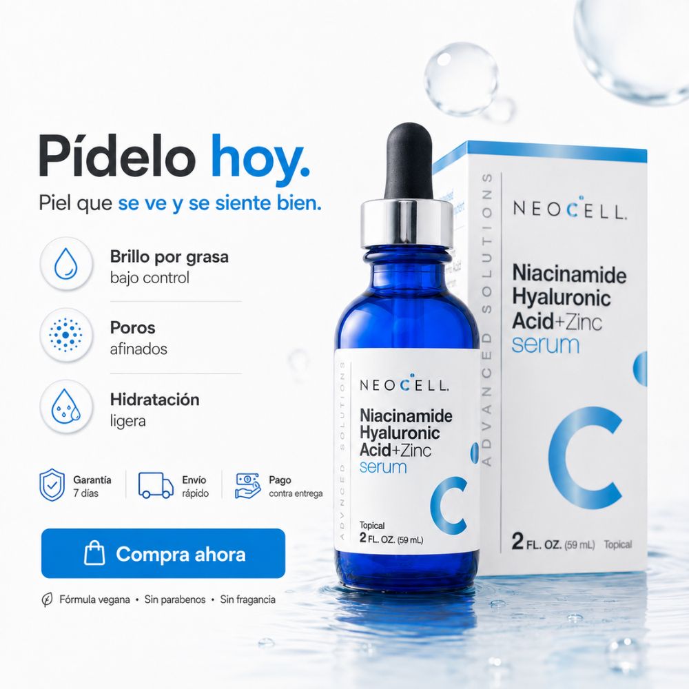 NeoCell — Serum Niacinamida y Acido Hialuronico + Zinc