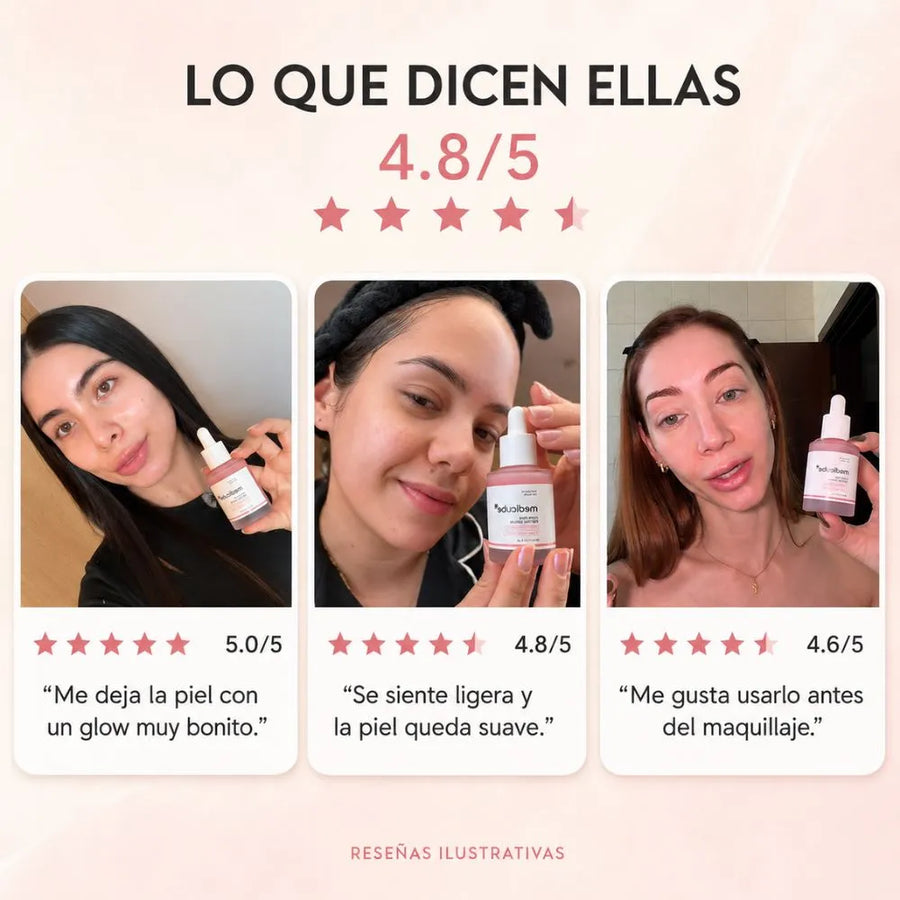 Sérum Coreano PDRN Salmon DNA — Efecto Glass Skin