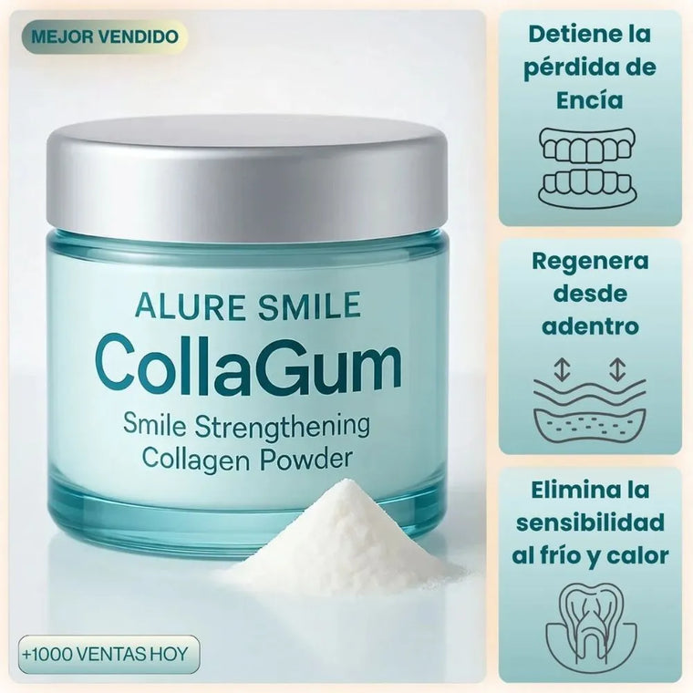 CollaGum AlureSmile — Frena la retracción de encías desde casa