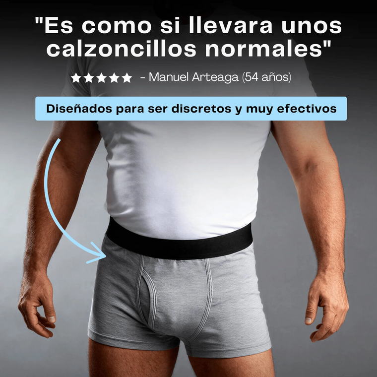 Oferta paga 1 lleva 2unds™ - Boxers Ultraabsorbentes y Lavables