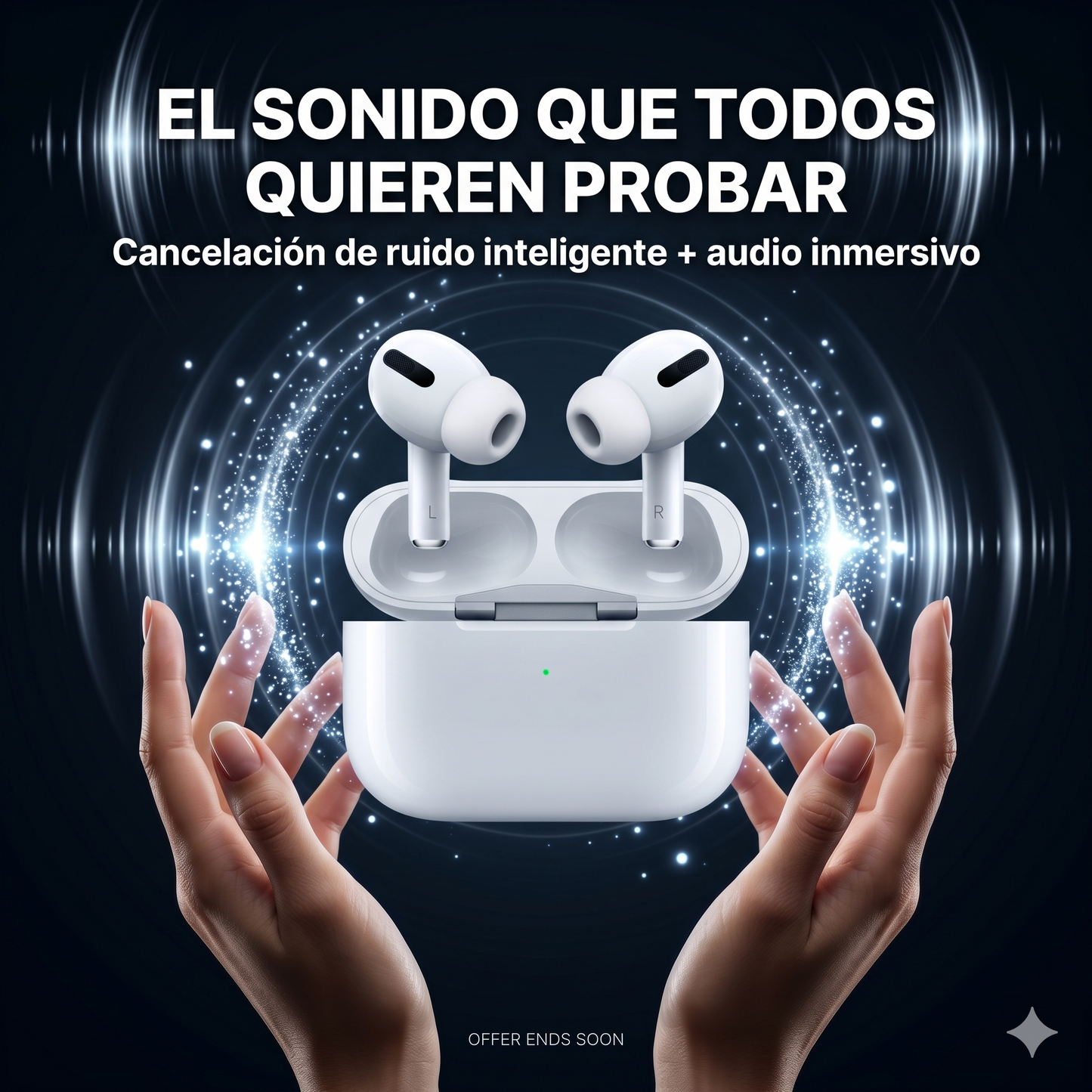AirPods Pro 2da Generación – Cancelación Activa de Ruido + 24h Batería