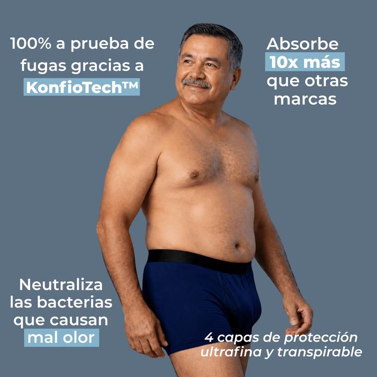 Oferta paga 1 lleva 2unds™ - Boxers Ultraabsorbentes y Lavables